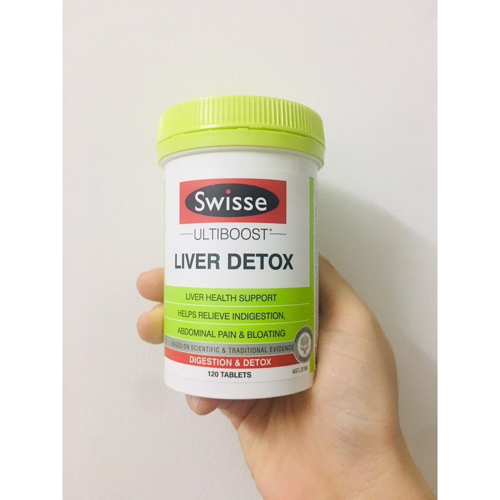 (Mẫu mới) Viên Uống Hỗ Trợ Thải Độc Gan Úc Swisse Liver Detox 120 viên, 200 viên