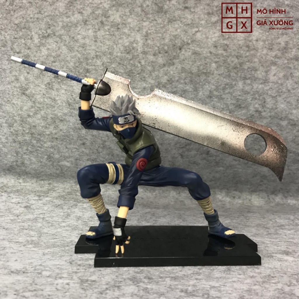 Mô Hình Naruto - Kakashi cầm đao siêu ngầu cao 15cm. Figure anime One Piece mô hình giá xưởng
