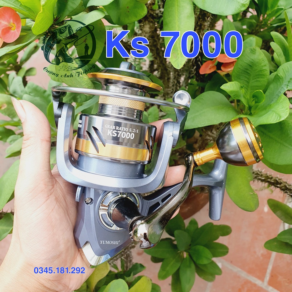 Máy Câu Cá Cao Cấp YUMOSHI KS Kim Loại 30