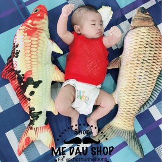 GẤU BÔNG CÁ CHÉP ĐỒ CHƠI CÁ CHÉP NHỒI BÔNG 60CM CHO BÉ