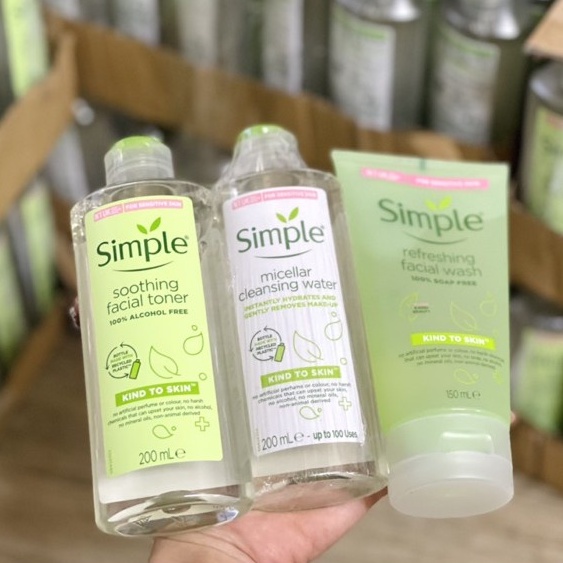 Nước Tẩy Trang Simple Micellar Cleansing Water 200ml