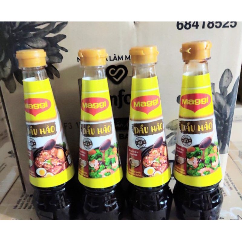 combo 4 chai dầu hào maggi 530g