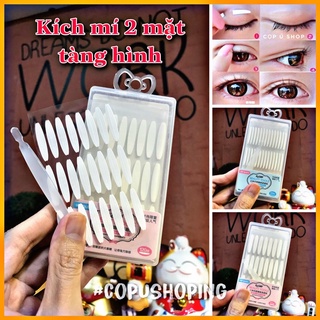 Lẻ miếng dán kích mí 2 mặt tàn hình Keli beauty Tools tặng cây kích mí