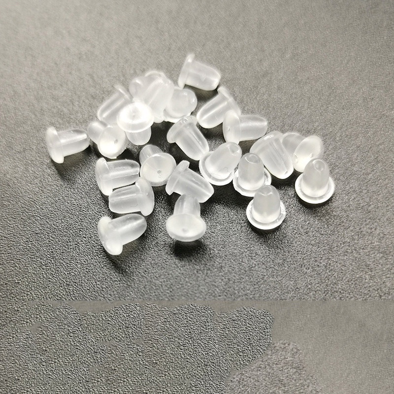 Set 10 chốt chặn bông tai bằng cao su và hợp kim nhôm