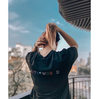 Áo thun DUCK - ASTROWORLD Tee - Black - Unisex