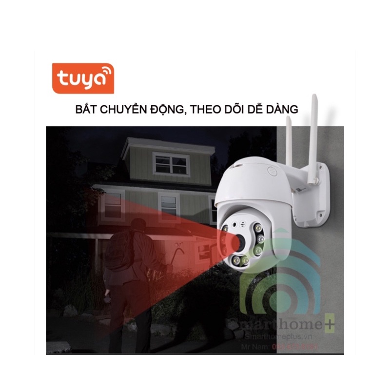 Camera An Ninh Ngoài Trời Bám Chuyển Động Tuya SHP-CI10