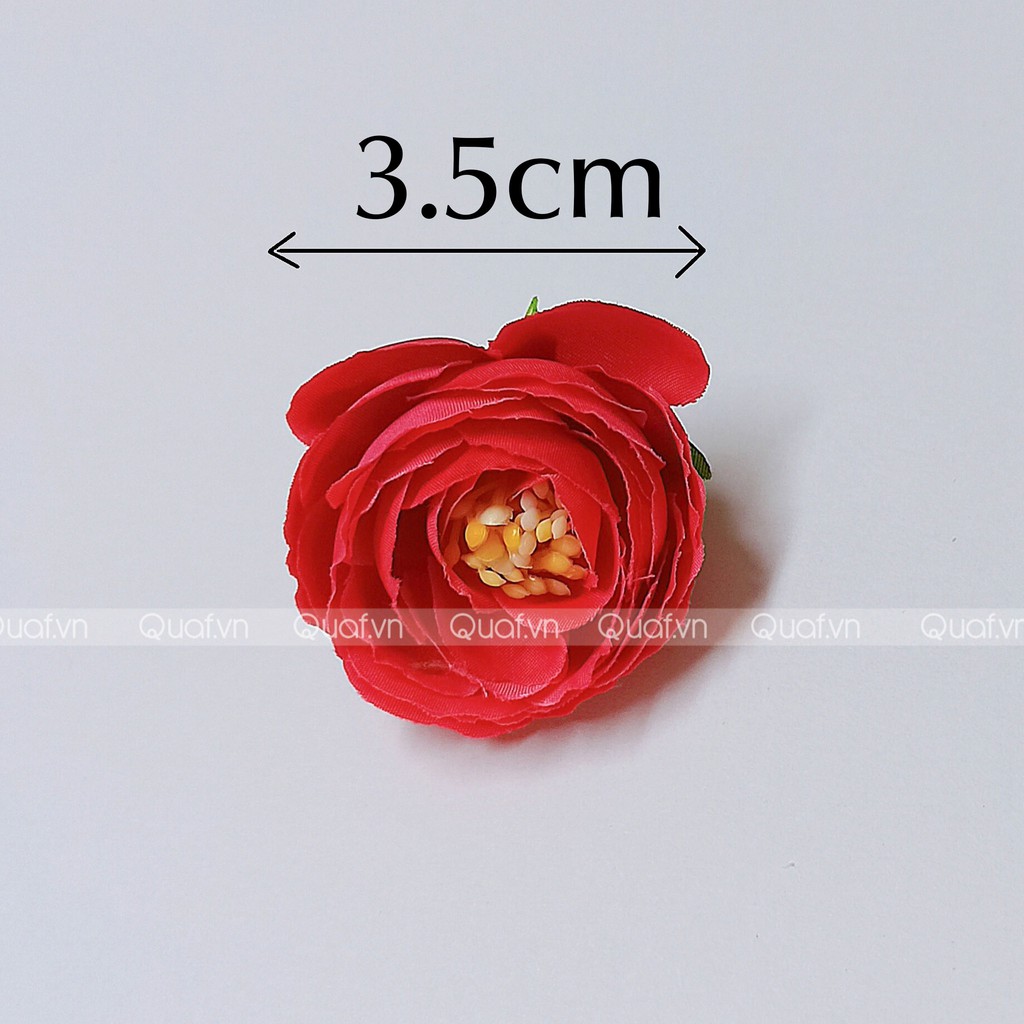 (3.5cm) Hoa Lụa Đẹp, Hoa Lụa Trang Trí Hộp Quà Tặng