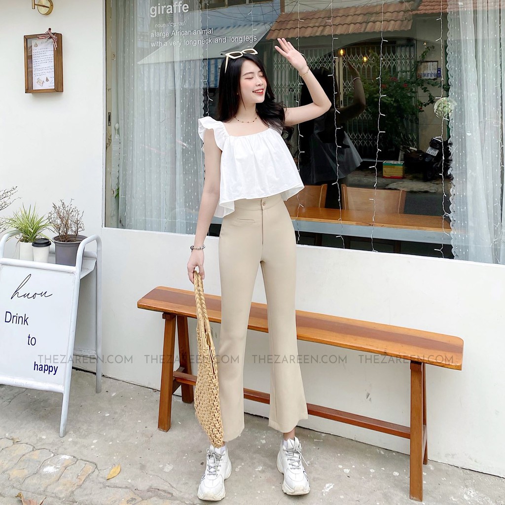 QUẦN TÂY LỬNG FORM LOE BASIC ZAREEN TRS12 NUDE