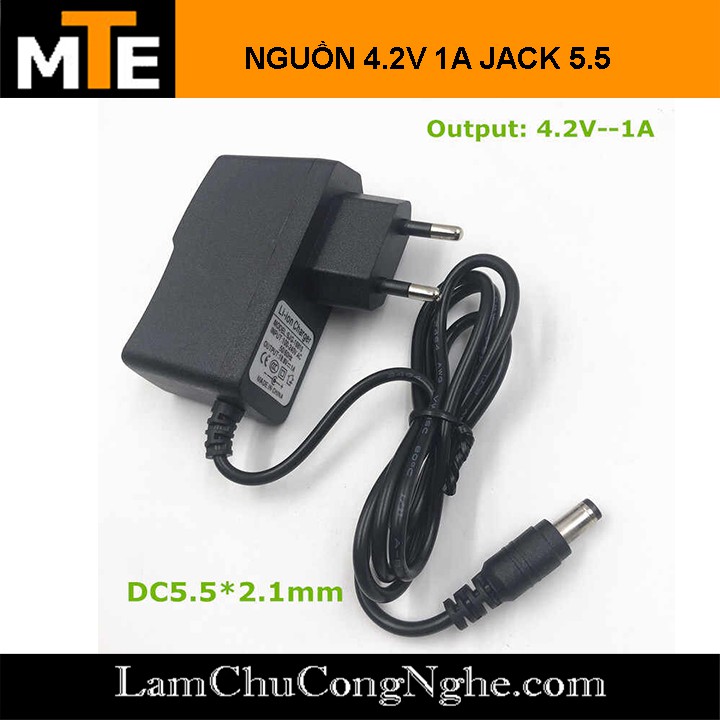 Adapter chuyên sạc pin 1 cell 4.2V 1A