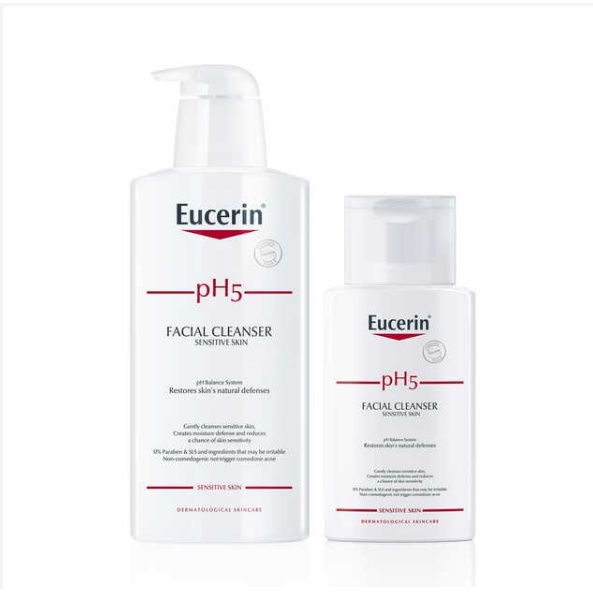 Sữa Rửa Mặt Cho Da Nhạy Cảm Eucerin Facial Cleanser PH5 100ml-400ml