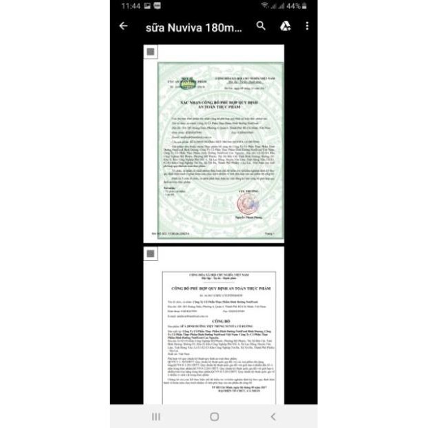 THÙNG 48HỘP NUVITA 180ML