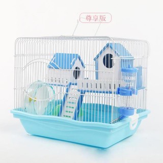 Lồng hamster biệt thự 2 tầng full đồ MHB12