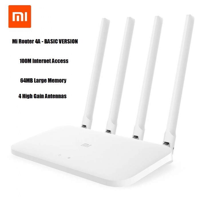 Bộ Định Tuyến Xiaomi Mi 4a Phiên Bản Cơ Bản Kép Wifi 64mb 4 Ăng Ten Olb4064 | BigBuy360 - bigbuy360.vn
