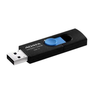 ADATA UV320 USB 3.1 128 GB Quick Slide Capless Flash Drive Black
