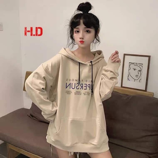 Áo hoodie Supersun chữ ngực HDA1019