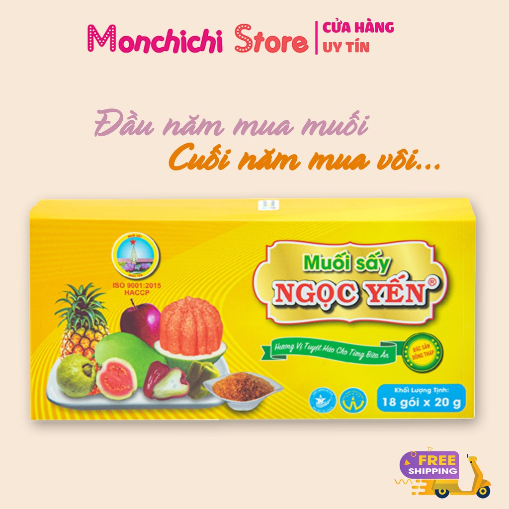 Hộp 18 gói Muối Ngọc Yến 20g