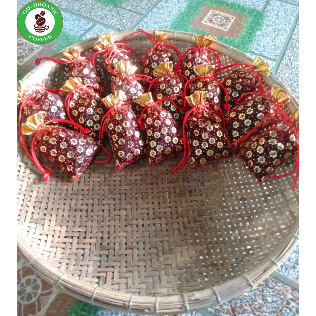 Túi thơm cà phê treo xe ô tô, túi đựng cà phê