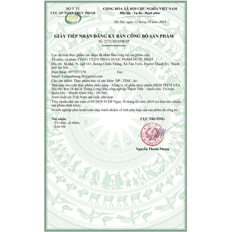 VITAMIN DP-ZINC  - BỔ SUNG KẼM, VITAMIN C TĂNG SỨC ĐỀ KHÁNG CHO CƠ THỂ