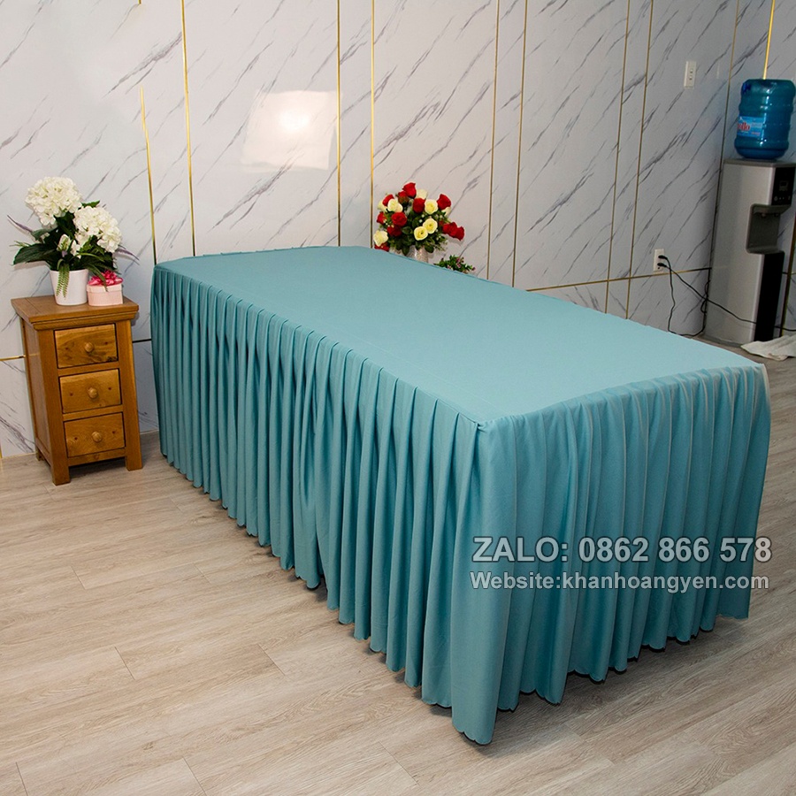GA/DRAP GIƯỜNG VẢI THUN CHUYÊN DÙNG CHO SPA, NỐI MI, PHUN XĂM KÍCH THƯỚC MAY THEO YÊU CẦU - INBOX BÁO KT