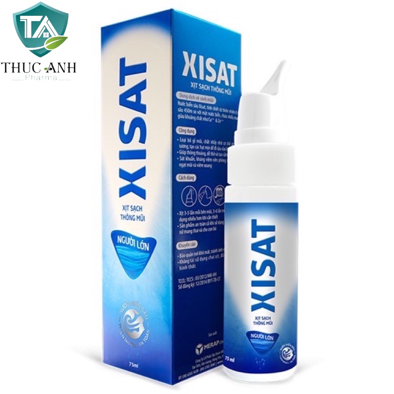XỊT THÔNG MŨI XIXAT 75ML TRẺ EM -NGƯỜI LỚN