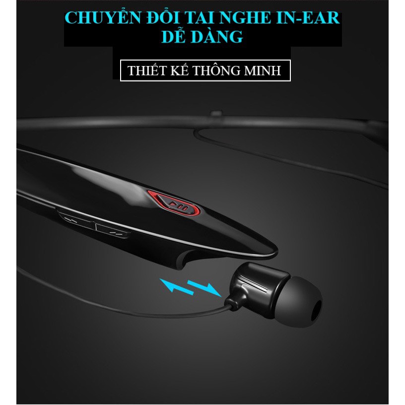 Tai nghe bluetooth Y98 phong cách thể thao cá tính pin cực trâu