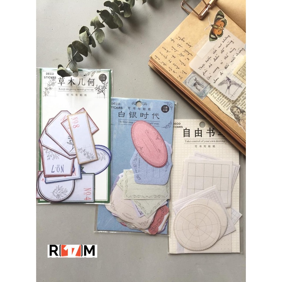 Sticker Label - Note - Room17vn