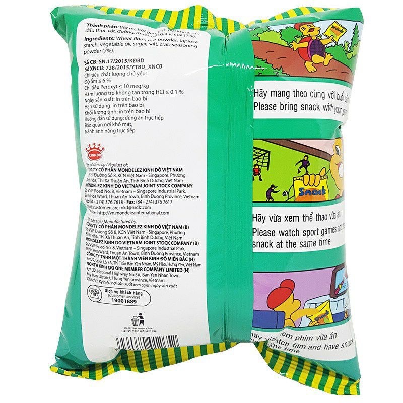 Bim Bim Snack Cua Kinh Đô 29g