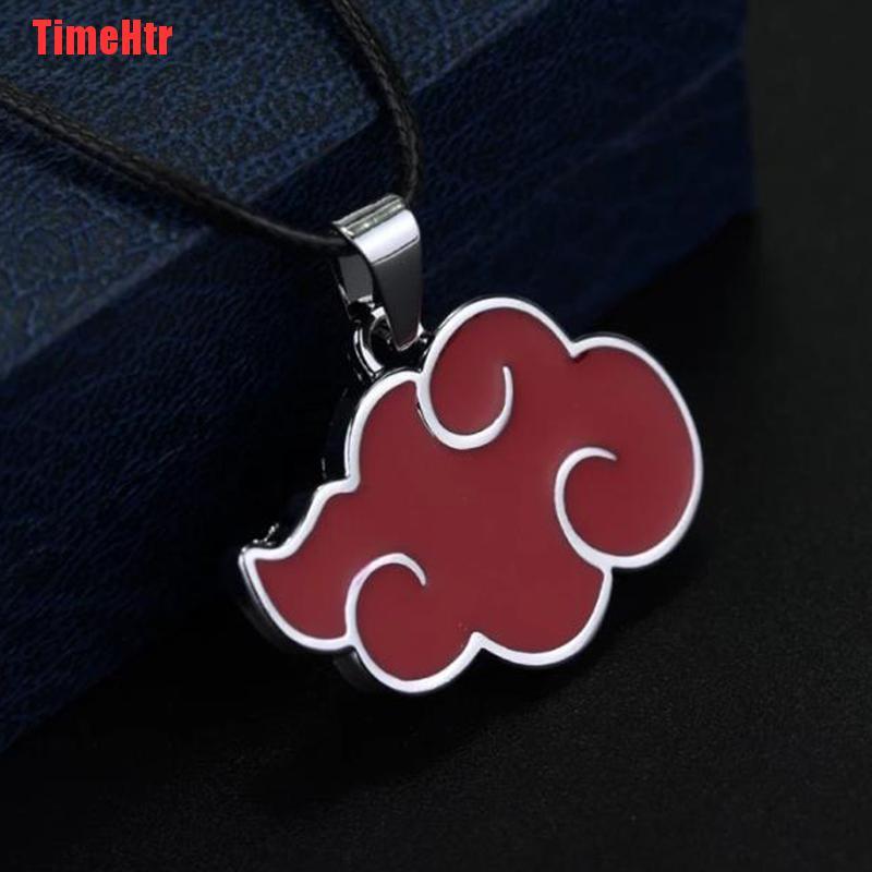 TimeHtr japanese anime naruto cosplay akatsuki uchiha itachi necklace