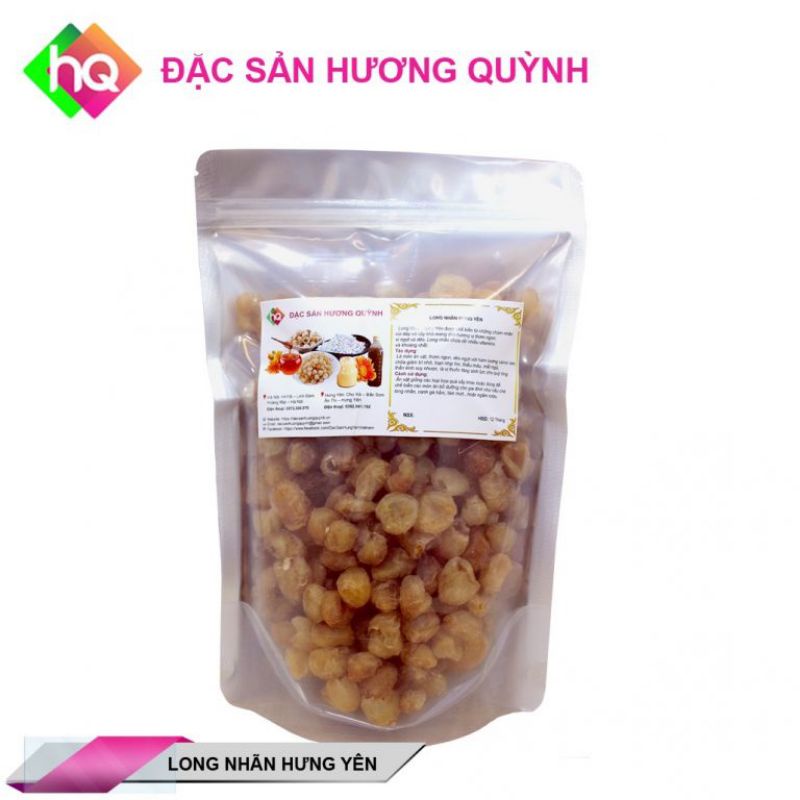 Long nhãn sấy khô sạch nấu chè ngâm rượu gói 500gr