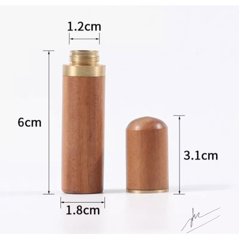 Ống gỗ đựng kim khâu và 12 kim khâu vải áo quần