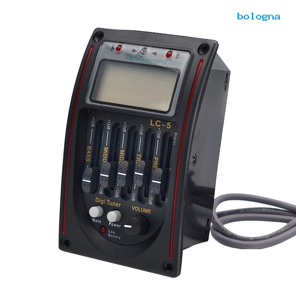 Bộ Cân Bằng EQ LC-5 Acoustic 5 Band Cho Đàn Guitar