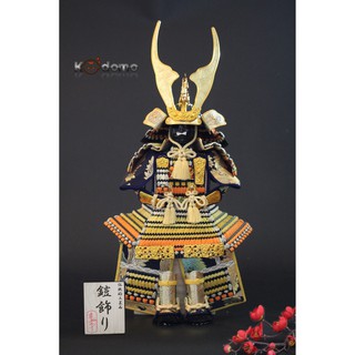 Búp bê Samurai , búp bê Nhật Bản .  Y5 CAM VÀNG