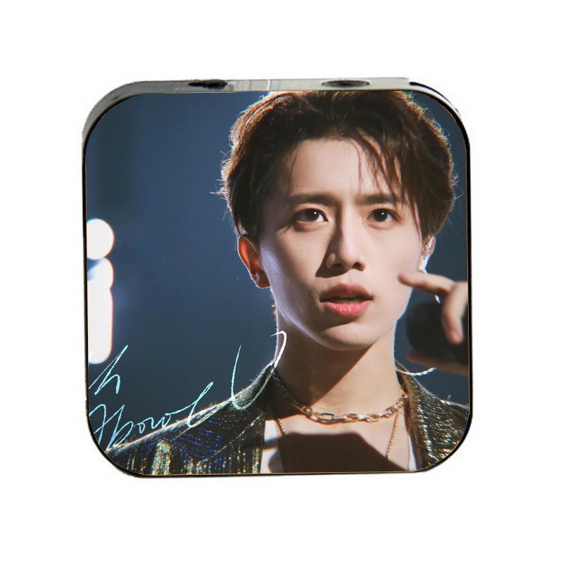 Máy nghe nhạc mp3 IN HÌNH Bá Viễn INTO1 Sáng tạo doanh cầm tay mini tặng tai nghe dây cắm có mic và dây sạc idol