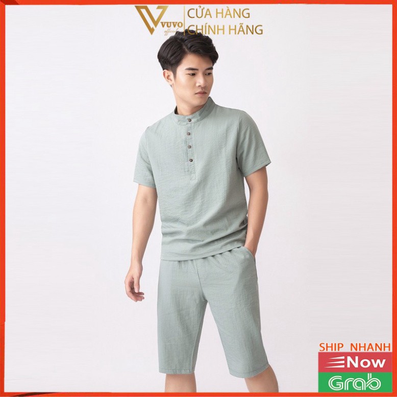 Set Đồ Nam Hàn Quốc Chất Đũi CENTE Đủ Màu Đủ Size Chất Vải Đũi Thái Mềm Mịn Mát | BigBuy360 - bigbuy360.vn