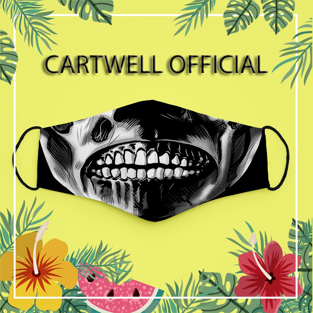 Khẩu trang vui nhộn dễ thương thú cưng đáng yêu cute hoạt hình Hình Vẽ DRAWN CARTWELL dày 2 lớp có thể giặt và tái sử dụ