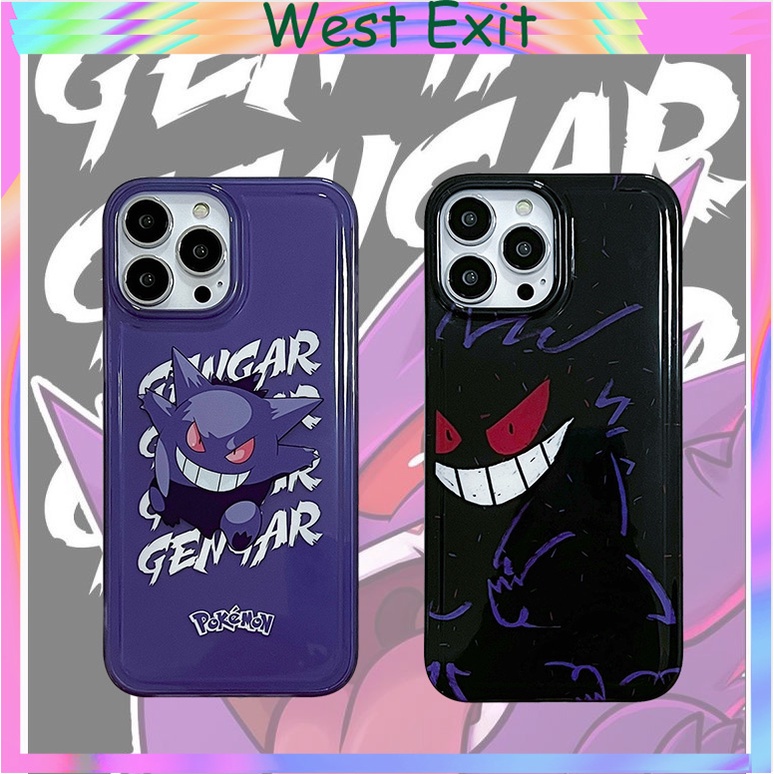 Ốp Điện Thoại tpu Gengar Mềm Hoạt Hình Cho Iphone 7plus / 8plus x / xs xsmax 11 11promax 12 12pro 12promax 13 13pro 13promax 12mini 13mini