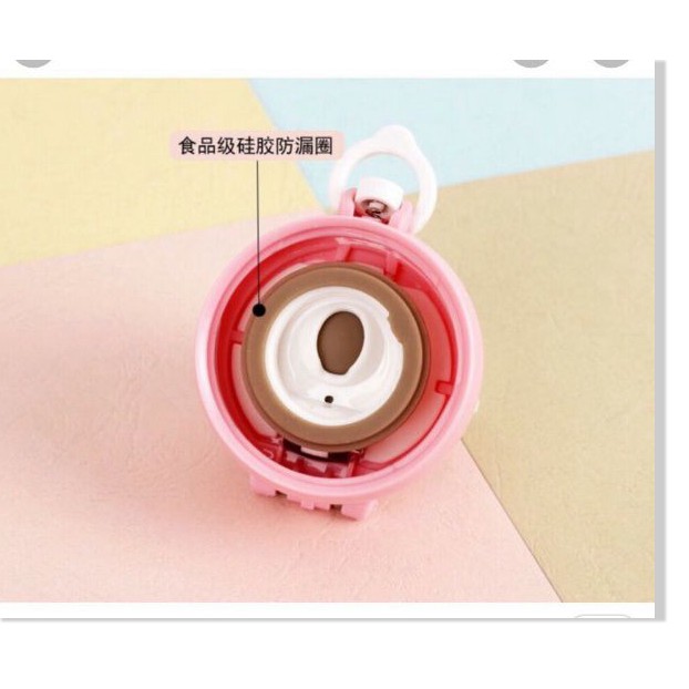 Bình giữ nhiệt nắp bật hình heo Peppa Pig 500ml