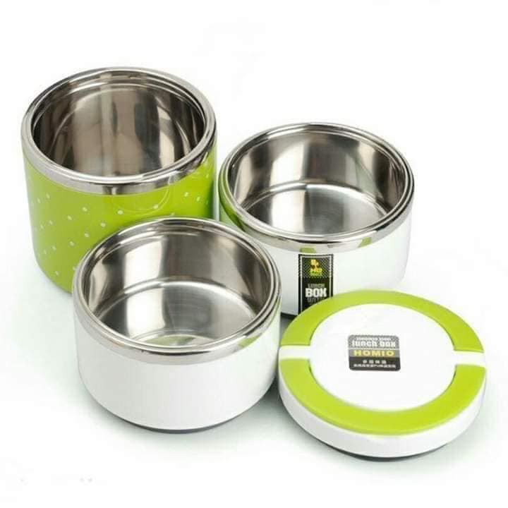 Hộp cơm giữ nhiệt 3 tầng