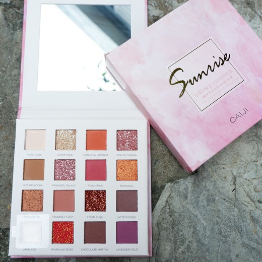 Phấn mắt 16 ô Caiji Sunset impressionsm 16 color eyeshadow No cj2144 NPP Shoptido | BigBuy360 - bigbuy360.vn