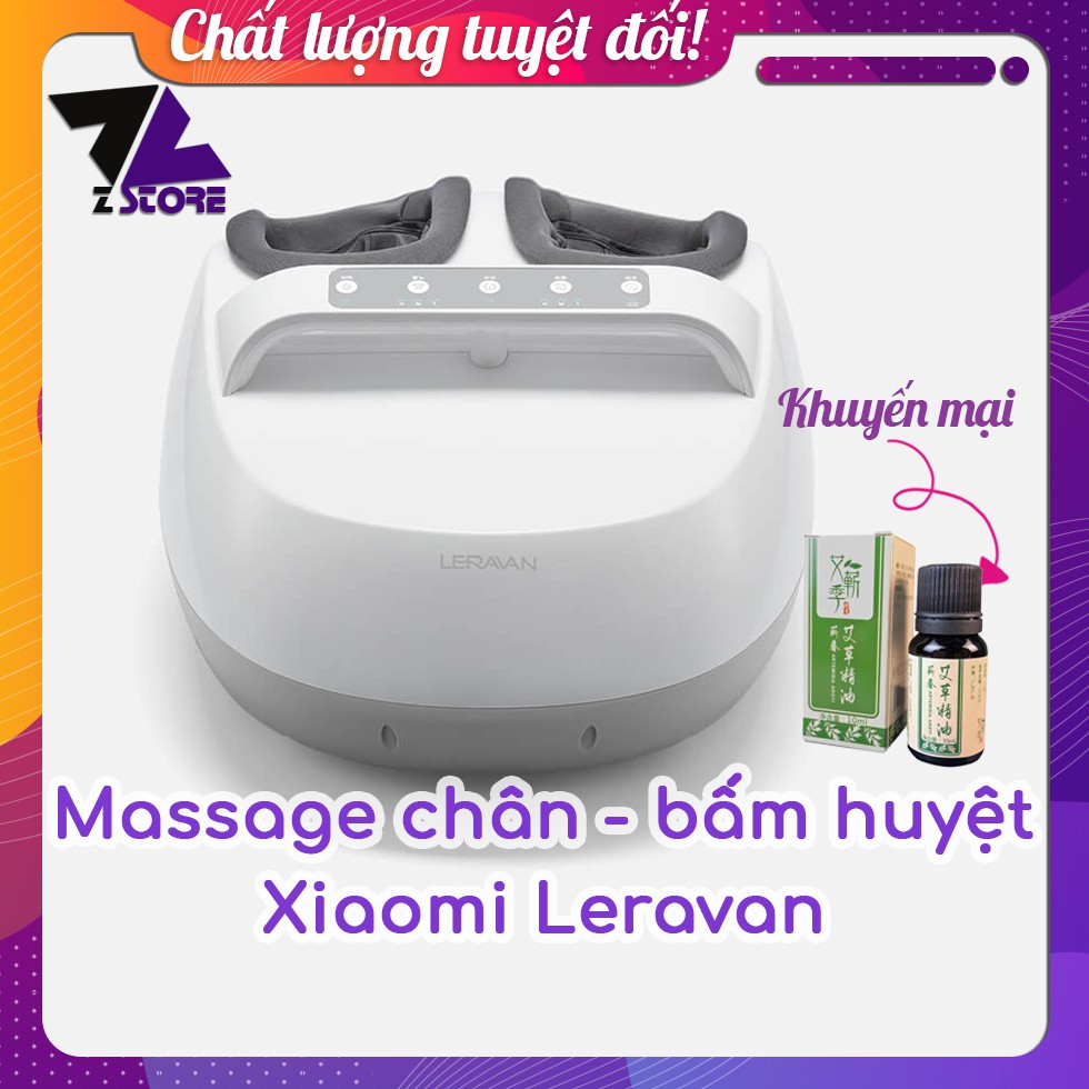 [Mã 252FMCGSALE giảm 8% đơn 500K] Máy massage bấm huyệt Xiaomi Leravan LJZJ008 - XGEEK F3 - mát xa chân 360 độ