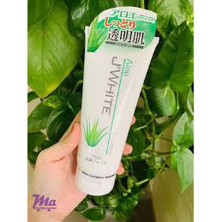 Sữa Rửa Mặt Tinh Chất Lô Hội Nhật Bản J'WHITE 160G TRẮNG DA, CHỐNG LÃO HOÁ, TRỊ MỤN