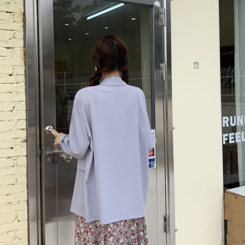 [SẴN]-Áo Blazer mỏng 1 lớp tay dài (C97)