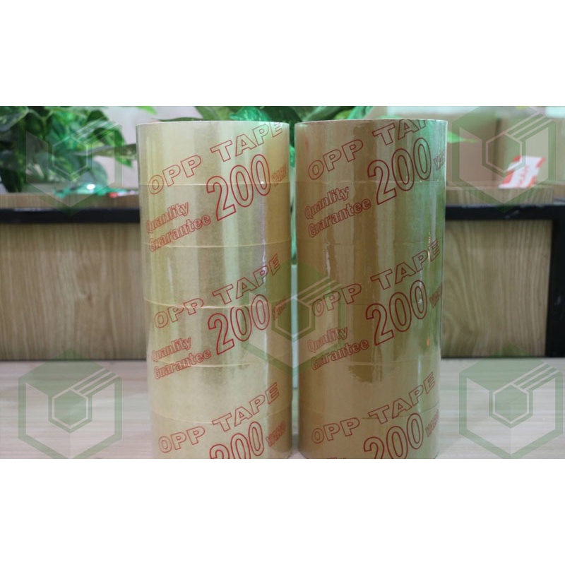 Băng Keo 200Yard Trong Đục Dán Thùng
