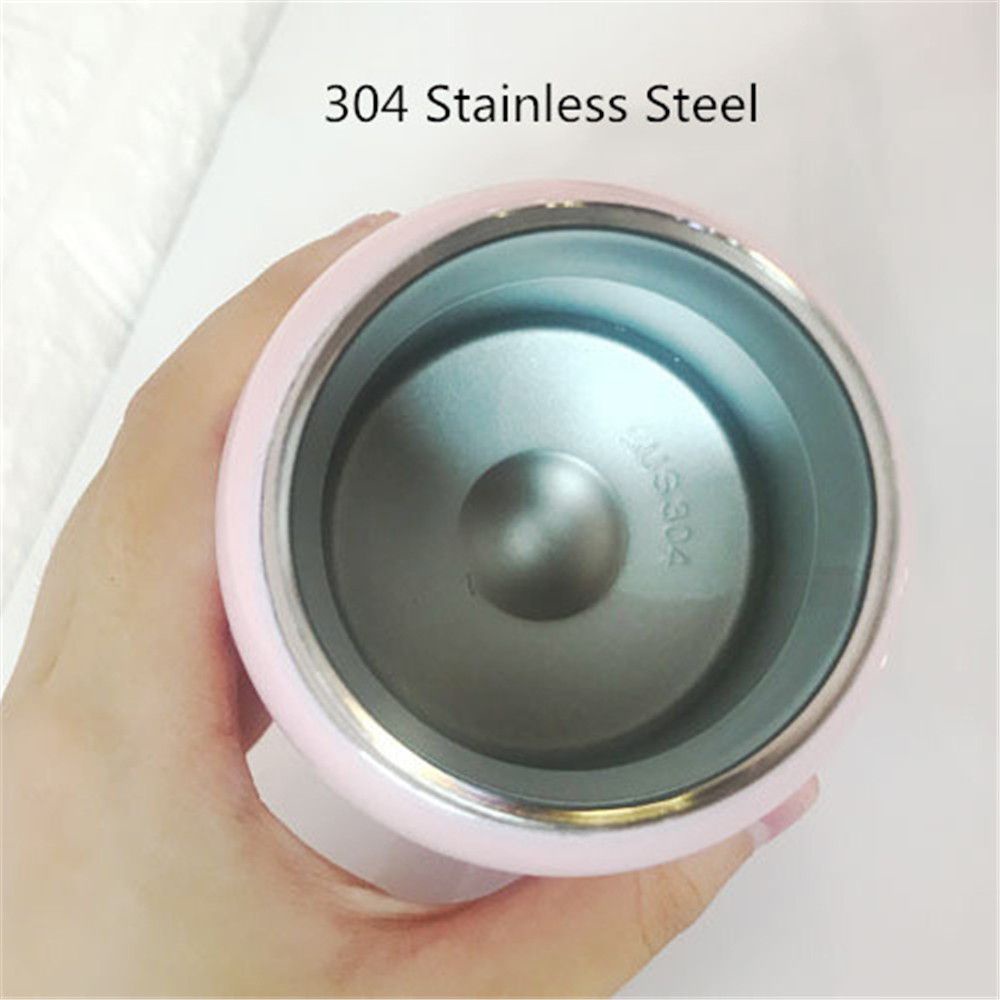 Bình giữ nhiệt mini 220ml bằng thép không gỉ 304 họa tiết hoạt hình dễ thương mới dễ mang theo