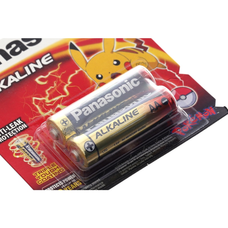 ✅ PIN PANASONIC ALKALINE AA  1 VỈ 2 VIÊN - Pin cho máy huyết áp, máy massage, máy xung điện, remote Tivi, Máy Lạnh