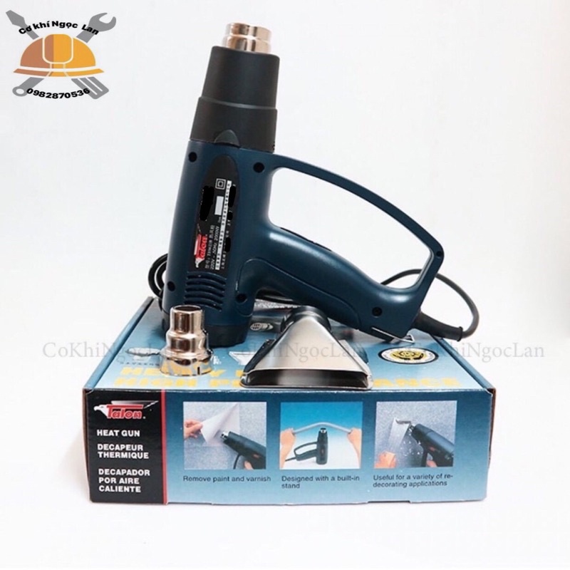 Máy Khò Hơi Nóng, Máy Khò Nhiệt Talon 2000W- Nhập Khẩu Chính Hãng.