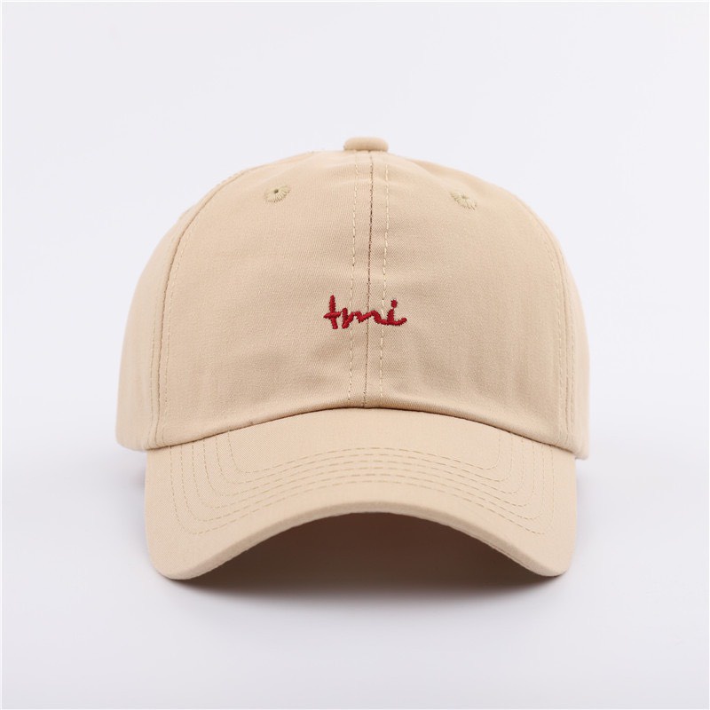 Mũ lưỡi trai HAZIN HZMLT12 thêu chữ Tmi ulzzang unisex phù hợp cho cả nam và nữ nhiều màu