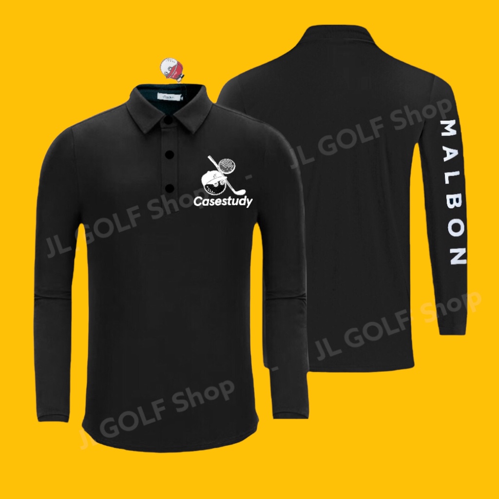 Áo tay dài thể thao golf Malbon, áo thể thao golf dành cho nam, áo golf Malbon cao cấp