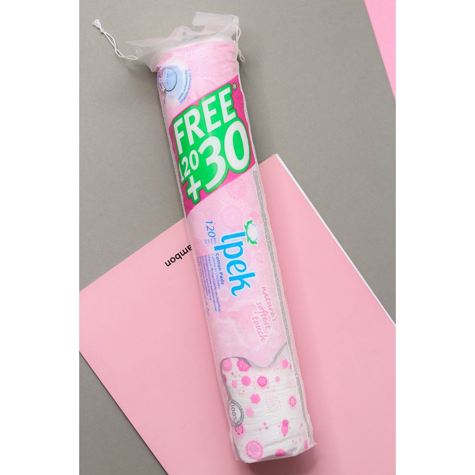 Bông Tẩy Trang Ipek Thổ Nhĩ Kỳ 150 Miếng Cotton Pads | BigBuy360 - bigbuy360.vn