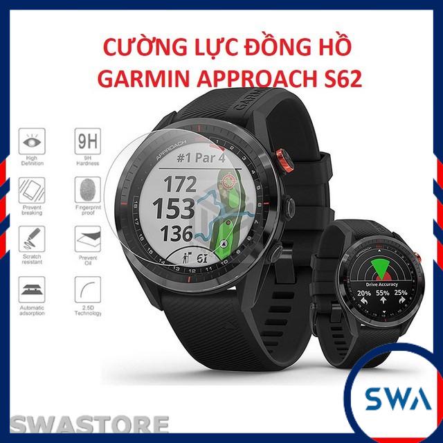 Cường lực đồng hồ Garmin Approach S62 dán màn hình độ cứng 9H SWASTORE